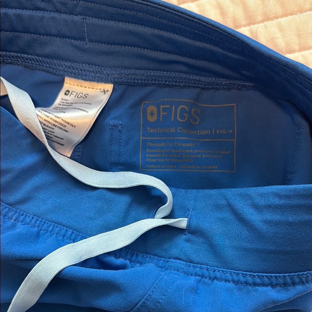XXSP Figs Blue Scrub Pants